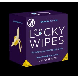 Banana Scented Body Cleansing Wipes 10 Count – Gentle pH Balanced Eco-Friendly Daily Freshness Wipes for Men & Women Travel & Daily Use