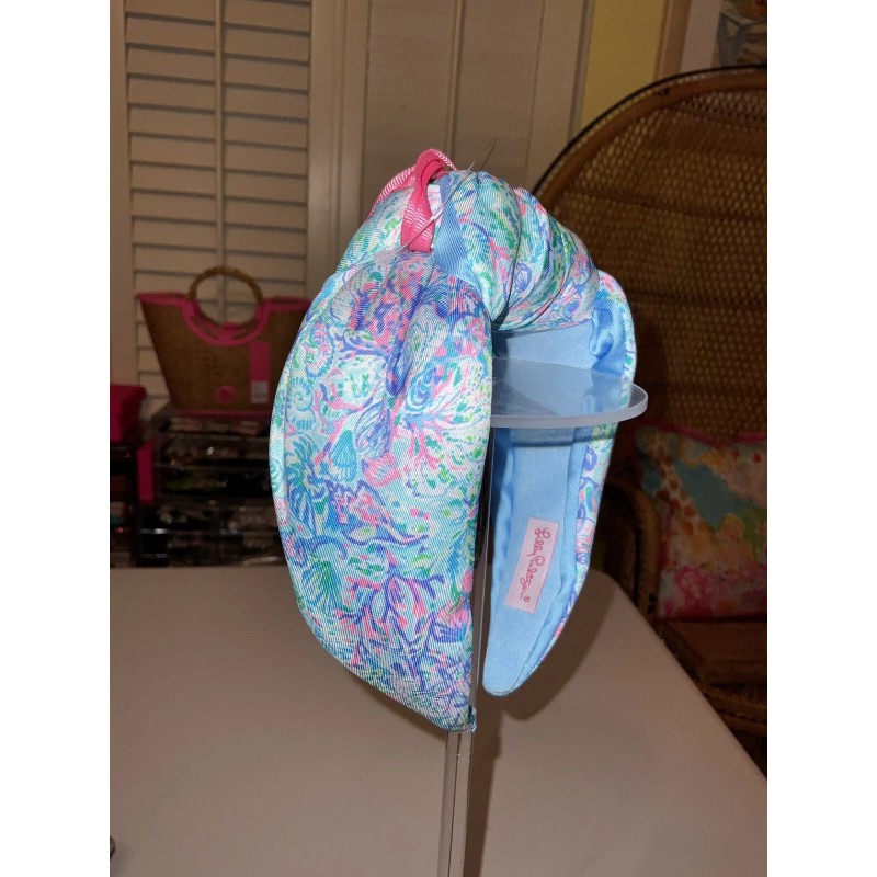 Lilly Pulitzer NWT Top Knot Wide Headband Soleil It On