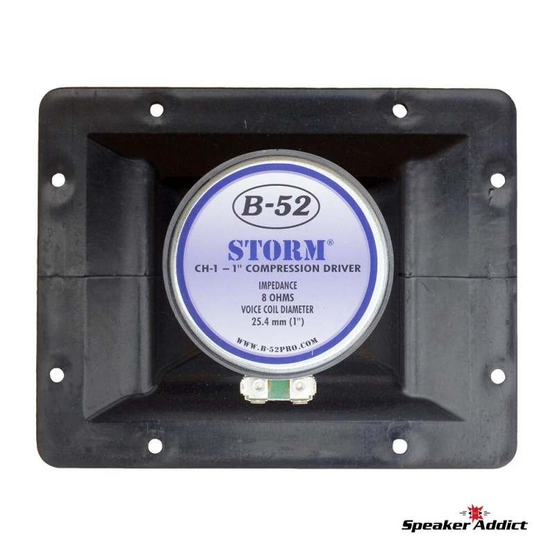 P-AUDIO PHT-408 B-52 STORM CH-1 Horn Tweeter Foster style Phenolic