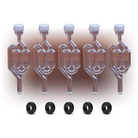 5 x Airlock S-Bubble Type with Grommets