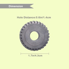 W11086780 Worm Gear Replace 9703543, 9706529 for compatible with Kitchen Aid Mixer W10916068, WP9706529 Include 9703680 Circlip