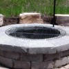 Sunnydaze Foldable Fire Pit Cooking Grill Grate - Heavy-Duty Portable