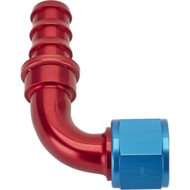 90 Degree Socketless Push-On Hose End, -12 AN