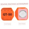 DOITOOL 2pcs Magnetic Sewing Machine Edge Guide for Accurate Stitching