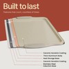 BAKKEN Cookie Sheets for Baking Nonstick Set - 3-Piece Stackable