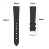 QINOUK Strap for Garmin Lily 2, [Breathable] Genuine Leather Watch