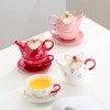 Domini Teapot cup combo,Teapot and Teacup for One,Tea Cup and