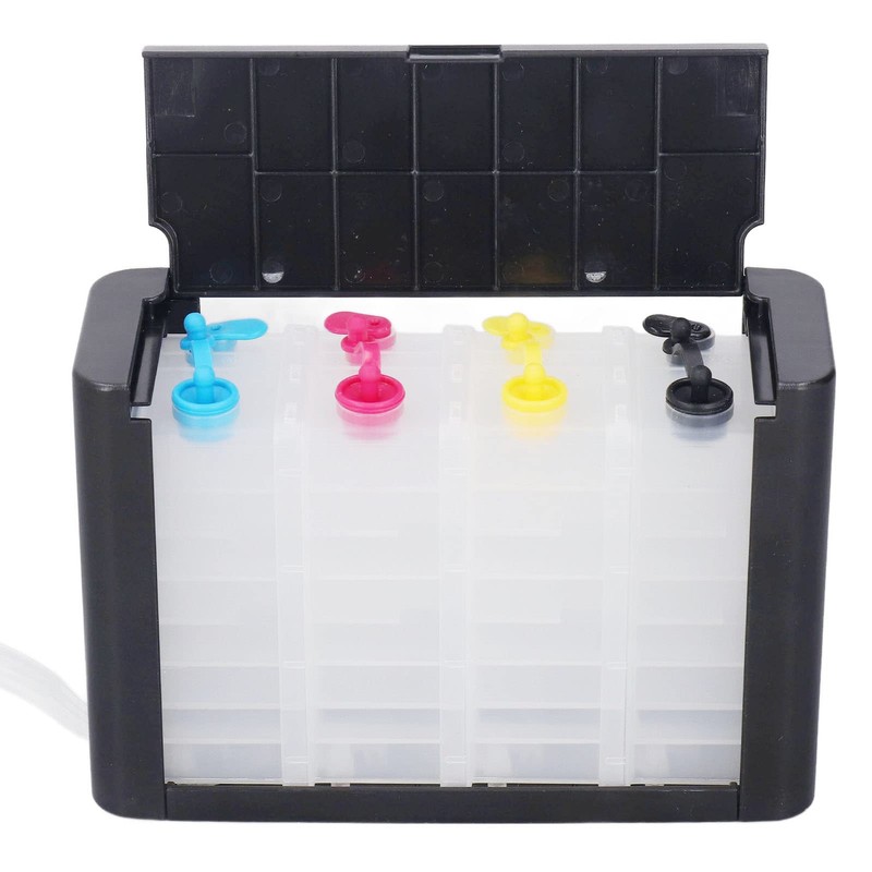 FTVOGUE Continuous Ink Supply Cartridge, Color Refill Printer with Permanent