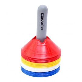 Cawila Scheibenhalter PRO, Träger für Markierungshauben, Hütchenträger grau One Size