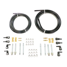 The Stop Shop Nylon or Steel Fuel Line Replacement Kit. Fittings, Tubing, and Compression Fittings. 25 Feet of 8 mm and 25 Feet of 10 mm Fuel Line Tubing Kit