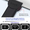 Neck Wear Magnifying Glass with Light, Hands Free Rechargeable LED