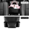 OtpOutopa Car Handbag Holder Between Seats Car Organizer, Leather Large