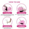 Pretty memory 150 Pcs Glue Rings for Eyelash Extensions, Lovely