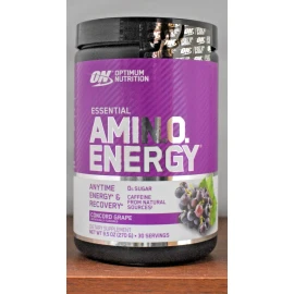 Optimum Nutrition Essential Amino Energy Grape 9.5oz 30 Servings Go Go Juice