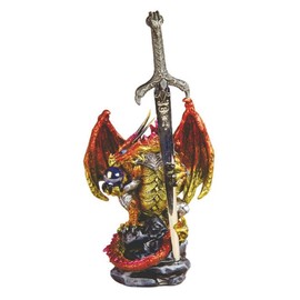 George S. Chen Imports Dragon Sword Letter Opener Collectible Fantasy Decoration Figurine (71978)