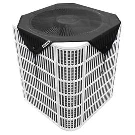 BOJACK 28x28 Central Air Conditioner Cover for Outside Units, Top Universal Outdoor AC Cover Defender, Larger Mesh AC Unit Covers, Breathable Air Conditioner Condenser Compressor Covers for All Season