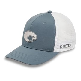Costa Del Mar Mens Core Performance Trucker Hat, Shark, One Size