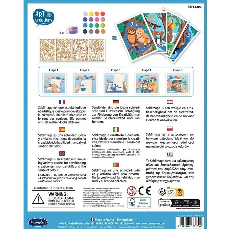 Sentosphère Art & Creations Sandpaper Inseparable