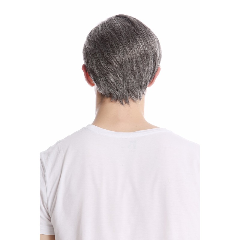 Wig Me Up – GFW994 44 Men's Wig Short kurzhaarig Crown Fashionable Grey Dark