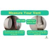 STV-M Space-Saving Dryer Vent – Airtight Seal, Durable Build, Complete