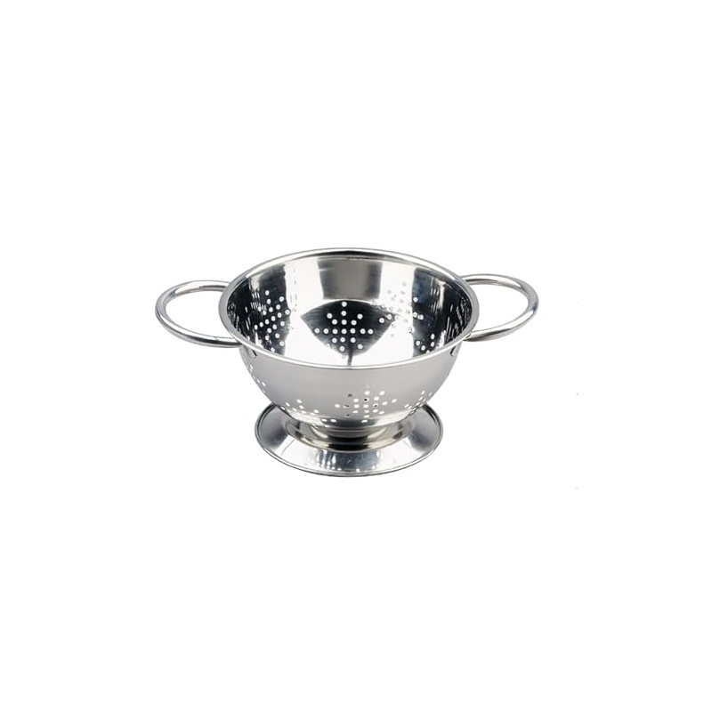 IBILI Colander with Stand 24 cm of Stainless Steel, Silver