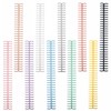 ElevateTech 10pcs Binding Combs Spiral Binding Coils Plastic Journal Spiral