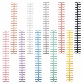 ElevateTech 10pcs Binding Combs Spiral Binding Coils Plastic Journal Spiral Binder Rings Suitable for Classroom Office Students Colleagues Letter Size 85 Sheets 1/2 Inch Diameter
