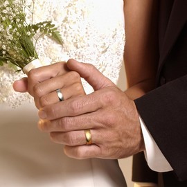 FIASASO 3Pcs Stainless Steel Rings for Men 6MM Wedding Bands for Women Mens Gold Silver Black Ring Set Domed High Polish Comfort Fit Size 14