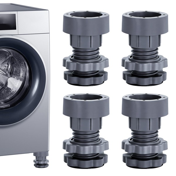 4PCS Anti Vibration Pads for Washing Machine Support,Height AdjustDryable er