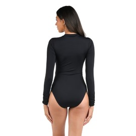 La Blanca Women's Long Sleeve Paddlesuit Black