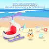 Bluey - Bingo Helicopter, Blue Dog Vehicle, Helicopter with Accessories