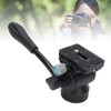 Yosoo Aluminum Alloy Video Tripod Head with Steel Handle, 360°