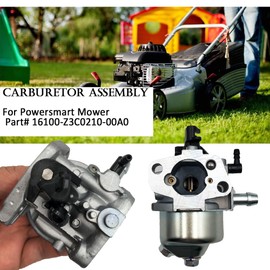 Huayi OEM Carburetor Carb replacement Compatible with Powersmart Mower Part# 16100-Z3C0210-00A0