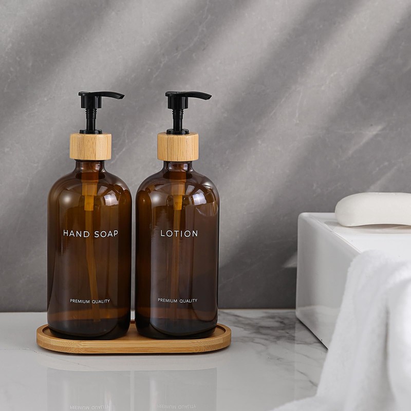 Hand and Dish Soap Dispenser Set - Kitchen Soap Dispenser