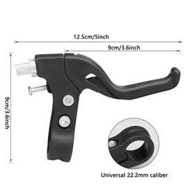 FIBOUND 1 Pair Brake Levers Child Bicycle, Children's Bicycle Handlebar Brakes, Adjustable Bicycle Brake Lever, Children's Bicycle Brake Lever, Bicycle Handle Brake, Universal Bicycle Brake Handle