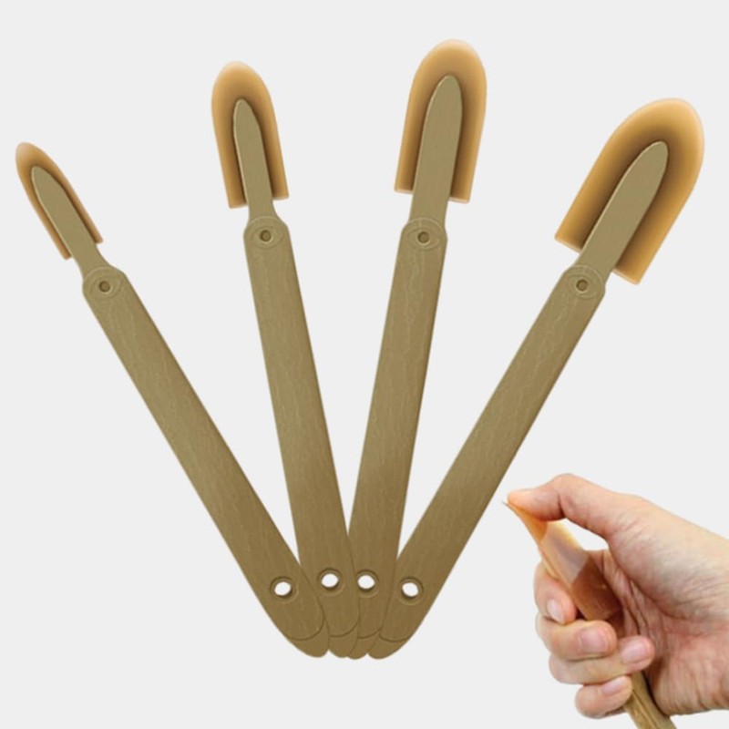LKCCTK Caulk Finishing Tools Set of 4 Rubber Applicator, Spatula,