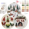 QUANMAITONG Embroidery Set Adults, Embroidery Set Christmas Embroidery Set for