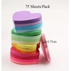 1200 Sheets 3X3in (76 * 76mm) Heart Shape Sticky Notes