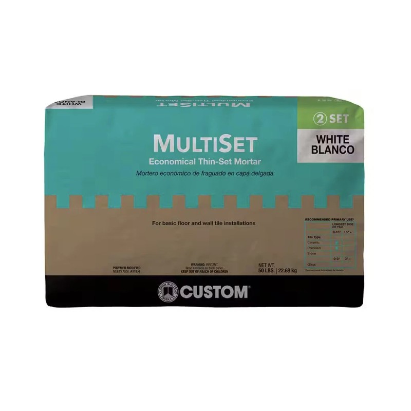 Custom MultiSet Economical Thin-Set Mortar - 50 lbs - Gray