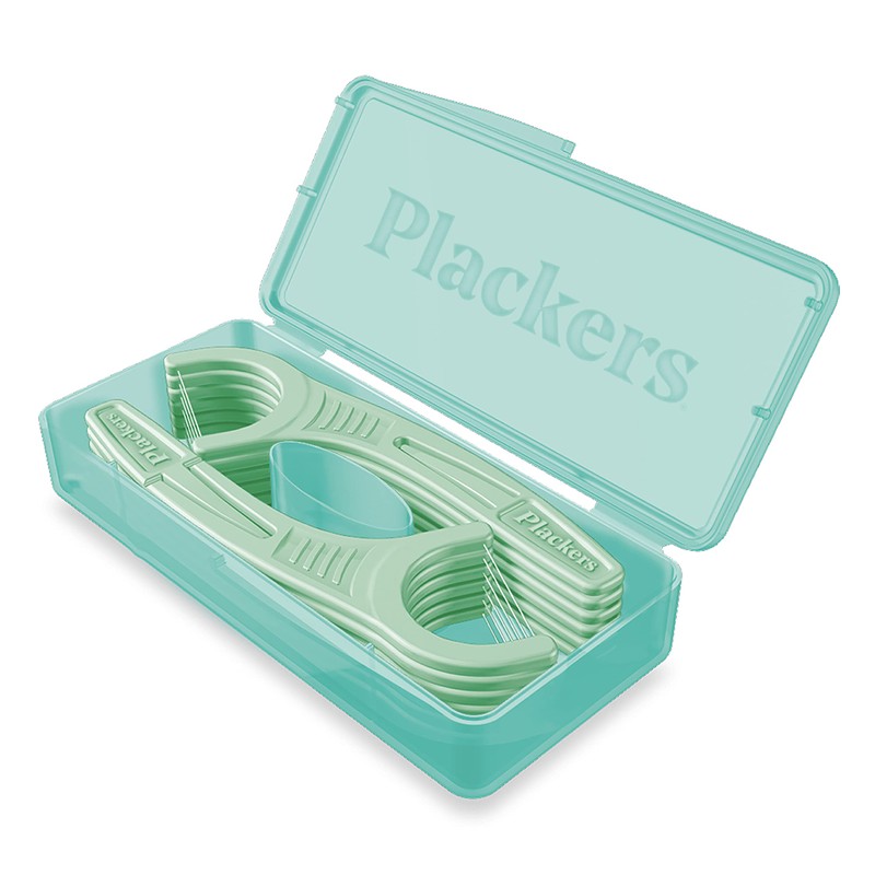 Plackers Micro Mint Dental Flossers, Travel Pack, Perfect Travel Size,