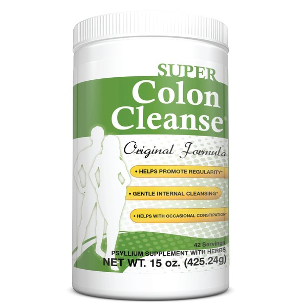 Health Plus Original Colon Cleanse Original Formula (1991-2018), 15 oz Powder, 42 Servings - Natural Detox, Digestive Support, Constipation Relief & Gentle Gut Cleanse