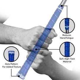 Wedge Guys Helix Wrap Grips Bundle – Supreme Control w/ Increased Texture - All-Weather Performance Golf Club Grips Replacement for Regripping Wedges Drivers Irons Woods Hybrids, Midsize or Standard