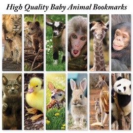 JBH Creations Baby Animal Bookmarks - Pack of 48