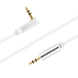 Sentivus Premium Audio Jack Cable 90 Degree Angled 2.00 m 3.5 mm Plug White