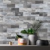 Vamos Tile 100-Piece Peel and Stick Backsplash Seamless Tile,3''x6'' Distressed