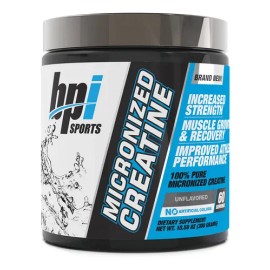 Creatina Monohidratada Micronizada BPI Sports Sin Sabor 300g Suplemento Polvo                                                                         
