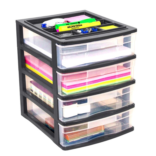 Gracious Living Gracious Living 4-Drawer Desktop and Countertop Storage Organizer