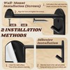 TUSPIPAL 2.9Inch Hat Hooks for Wall - (8 Pack) Cowboy