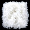 Dingion 50 ft Christmas Tinsel Garland, White Metallic Twist Garland