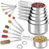 Stainless Steel Measuring Cups & Spoons Set of 18, Includes